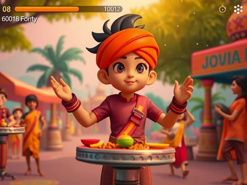 Jovial Route multiplayer gameplay with Indian festival theme